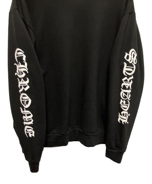 CHROME HEARTS（クロムハーツ）CHROME HEARTS (クロムハーツ) ネックロゴスウェット ブラック サイズ:Lの古着・服飾アイテム