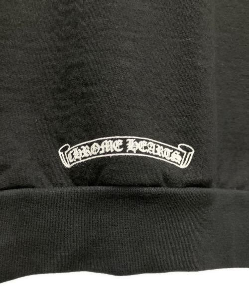 CHROME HEARTS（クロムハーツ）CHROME HEARTS (クロムハーツ) ネックロゴスウェット ブラック サイズ:Lの古着・服飾アイテム