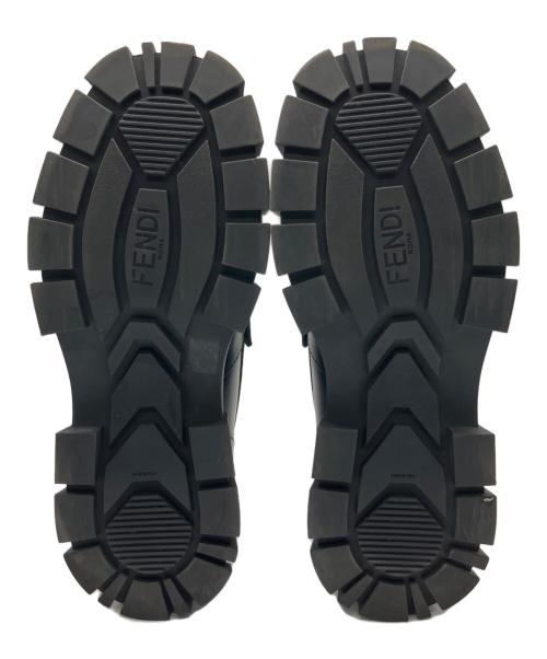 FENDI（フェンディ）FENDI (フェンディ) Zucca Loafers ズッカローファー ブラック サイズ:8の古着・服飾アイテム