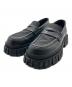 FENDI（フェンディ）の古着「Zucca Loafers ズッカローファー」｜ブラック