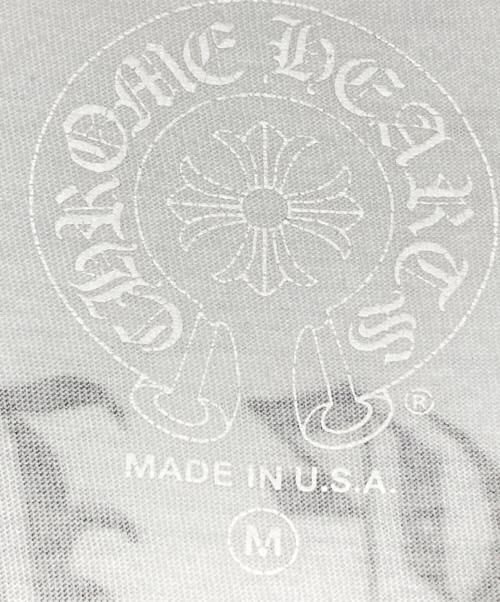 CHROME HEARTS（クロムハーツ）CHROME HEARTS (クロムハーツ) バックプリントポケットTシャツ ホワイト サイズ:Mの古着・服飾アイテム