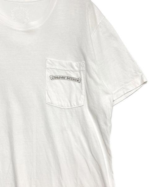 CHROME HEARTS（クロムハーツ）CHROME HEARTS (クロムハーツ) バックプリントポケットTシャツ ホワイト サイズ:Mの古着・服飾アイテム
