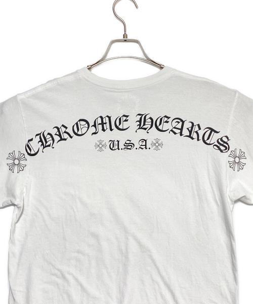 CHROME HEARTS（クロムハーツ）CHROME HEARTS (クロムハーツ) バックプリントポケットTシャツ ホワイト サイズ:Mの古着・服飾アイテム