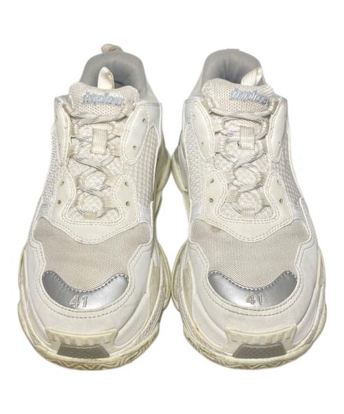 BALENCIAGA（バレンシアガ）BALENCIAGA (バレンシアガ) TRIPLE S ホワイト サイズ:41の古着・服飾アイテム