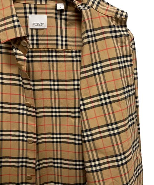 BURBERRY（バーバリー）BURBERRY (バーバリー) ノバチェックシャツ L/S ブラウン サイズ:Sの古着・服飾アイテム