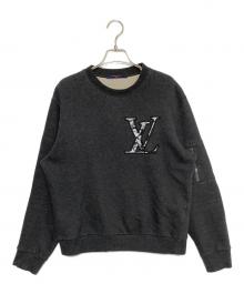 LOUIS VUITTON（ルイ ヴィトン）の古着「Crew neck LV logo sweat tops/LVロゴスウェット」｜グレー