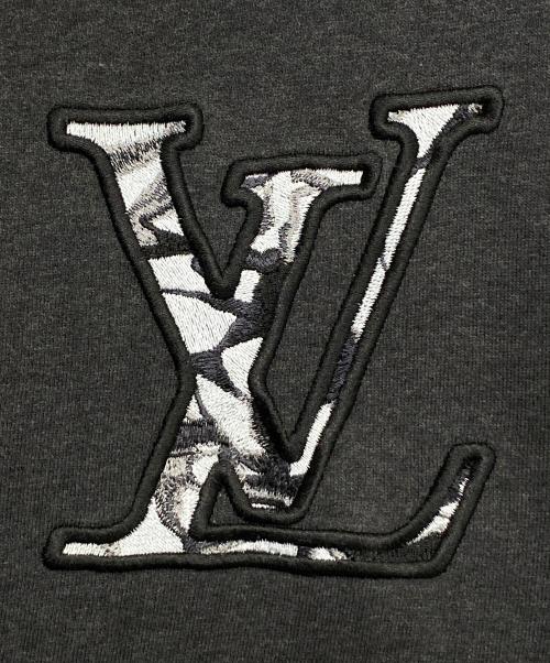 LOUIS VUITTON（ルイ ヴィトン）LOUIS VUITTON (ルイ ヴィトン) Crew neck LV logo sweat tops/LVロゴスウェット グレー サイズ:XSの古着・服飾アイテム
