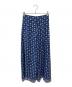 POLO RALPH LAUREN (ポロ・ラルフローレン) 総柄フロントリボンワイドパンツ ネイビー サイズ:M 未使用品：14000円
