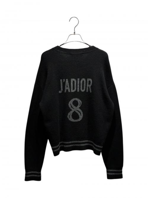 Christian Dior（クリスチャン ディオール）Christian Dior (クリスチャン ディオール) J'ADIOR 8 カシミヤニット ブラック サイズ:38の古着・服飾アイテム