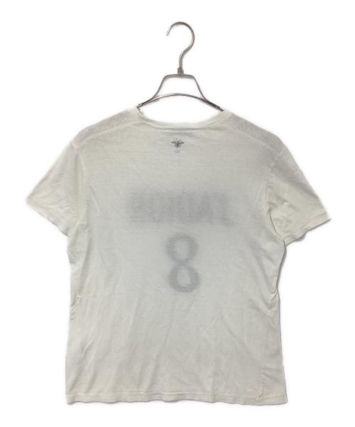 Christian Dior（クリスチャン ディオール）Christian Dior (クリスチャン ディオール) J'ADIOR8ロゴTシャツ アイボリー サイズ:Lの古着・服飾アイテム