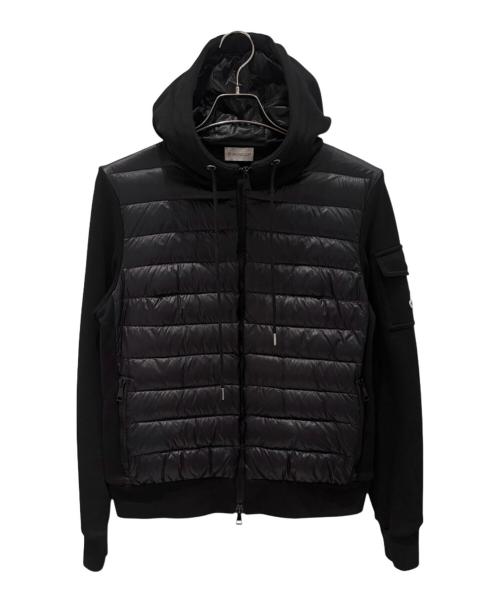 MONCLER（モンクレール）MONCLER (モンクレール) ダウン切替パーカー/MAGLIA CARDIGAN ブラック サイズ:Mの古着・服飾アイテム