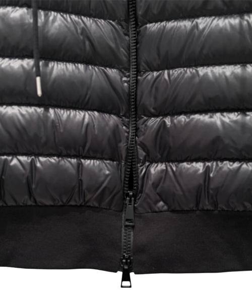 MONCLER（モンクレール）MONCLER (モンクレール) ダウン切替パーカー/MAGLIA CARDIGAN ブラック サイズ:Mの古着・服飾アイテム