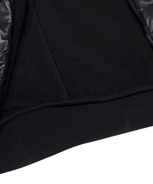 MONCLER（モンクレール）MONCLER (モンクレール) ダウン切替パーカー/MAGLIA CARDIGAN ブラック サイズ:Mの古着・服飾アイテム