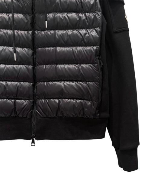 MONCLER（モンクレール）MONCLER (モンクレール) ダウン切替パーカー/MAGLIA CARDIGAN ブラック サイズ:Mの古着・服飾アイテム