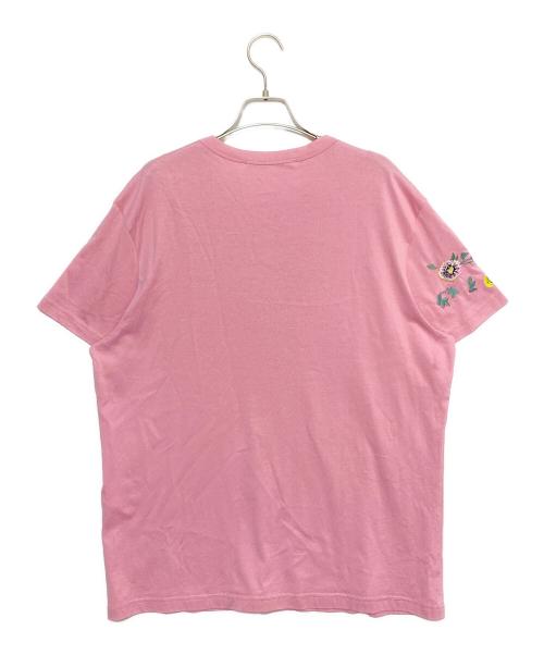 GIVENCHY（ジバンシィ）GIVENCHY (ジバンシィ) 刺繍ロゴTシャツ ピンク サイズ:Sの古着・服飾アイテム