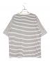 DOLCE & GABBANA (ドルチェ＆ガッバーナ) ボーダーロゴTシャツ ブラック×ホワイト サイズ:50：25000円