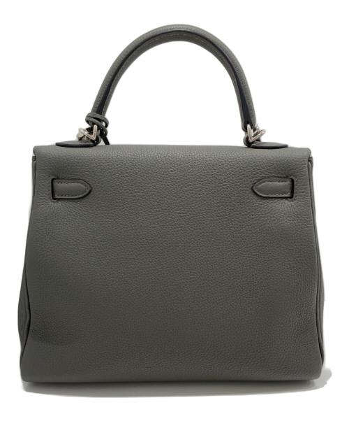 HERMES（エルメス）HERMES (エルメス) ケリー25/内縫い/グリメイヤー/シルバー金具/トゴ/U刻印：2022年製 グリメイヤー サイズ:25の古着・服飾アイテム