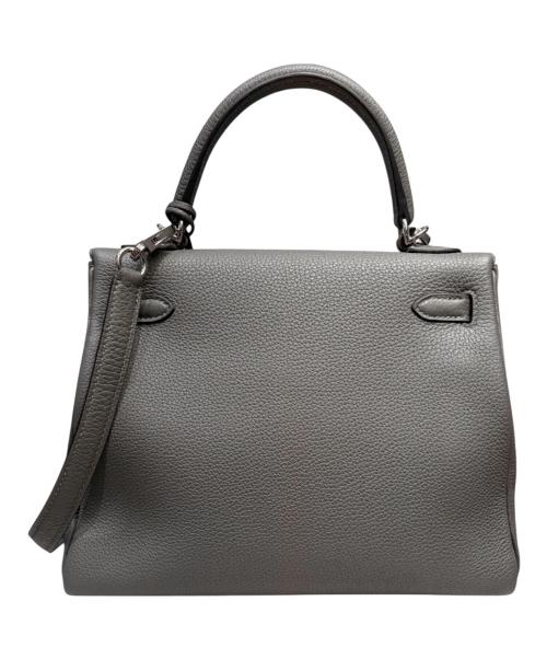 HERMES（エルメス）HERMES (エルメス) ケリー25 内縫い/シルバー金具/トゴ/グリメイヤー/U刻印/2022年 グリメイヤー サイズ:25の古着・服飾アイテム