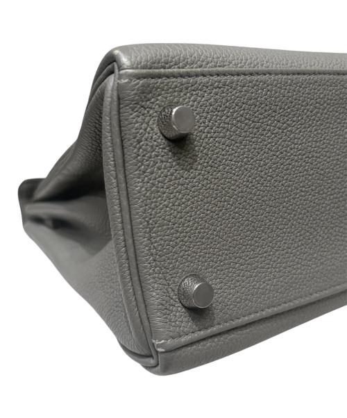HERMES（エルメス）HERMES (エルメス) ケリー25 内縫い/シルバー金具/トゴ/グリメイヤー/U刻印/2022年 グリメイヤー サイズ:25の古着・服飾アイテム