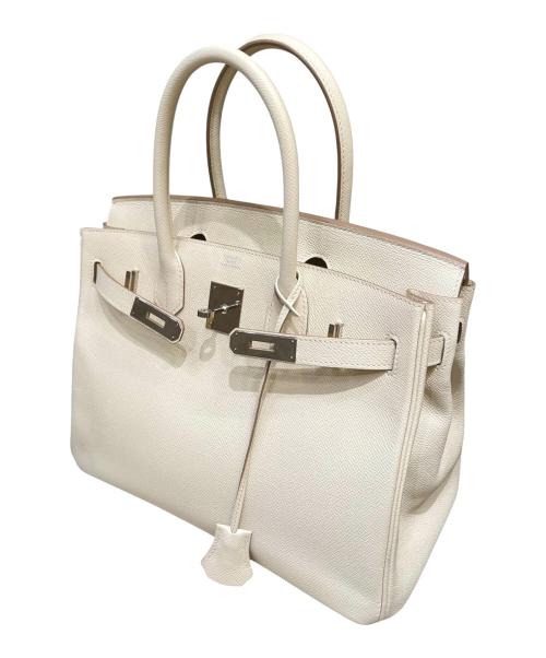 HERMES（エルメス）HERMES (エルメス) バーキン30/ヴォーエプソン/クレ/シルバー金具/A刻印：2017年/ハンドバッグ クレ サイズ:30の古着・服飾アイテム