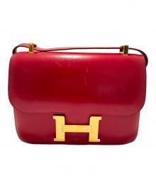 HERMES（エルメス）の古着「コンスタンス23/Constance23/ゴールド金具/レッド系/ボックスカーフ/□C刻印」｜レッド系