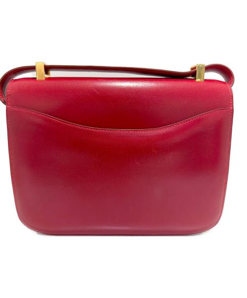 HERMES（エルメス）HERMES (エルメス) コンスタンス23/Constance23/ゴールド金具/レッド系/ボックスカーフ/□C刻印 レッド系 サイズ:23の古着・服飾アイテム