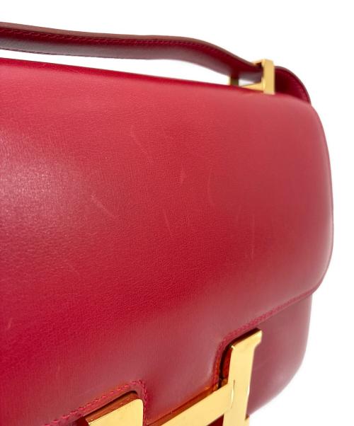 HERMES（エルメス）HERMES (エルメス) コンスタンス23/ゴールド金具/レッド系/ボックスカーフ/□C刻印 レッド系 サイズ:23の古着・服飾アイテム