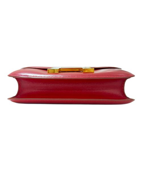 HERMES（エルメス）HERMES (エルメス) コンスタンス23/Constance23/ゴールド金具/レッド系/ボックスカーフ/□C刻印 レッド系 サイズ:23の古着・服飾アイテム