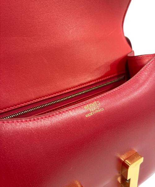 HERMES（エルメス）HERMES (エルメス) コンスタンス23/ゴールド金具/レッド系/ボックスカーフ/□C刻印 レッド系 サイズ:23の古着・服飾アイテム