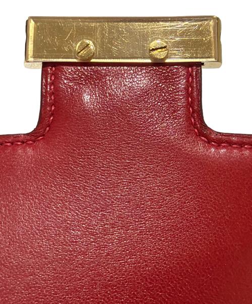 HERMES（エルメス）HERMES (エルメス) コンスタンス23/Constance23/ゴールド金具/レッド系/ボックスカーフ/□C刻印 レッド系 サイズ:23の古着・服飾アイテム