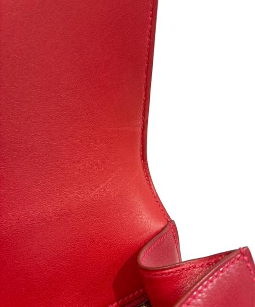 HERMES（エルメス）HERMES (エルメス) コンスタンス23/ゴールド金具/レッド系/ボックスカーフ/□C刻印 レッド系 サイズ:23の古着・服飾アイテム