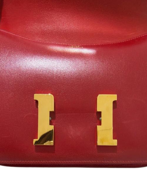 HERMES（エルメス）HERMES (エルメス) コンスタンス23/Constance23/ゴールド金具/レッド系/ボックスカーフ/□C刻印 レッド系 サイズ:23の古着・服飾アイテム