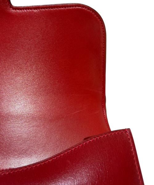 HERMES（エルメス）HERMES (エルメス) コンスタンス23/Constance23/ゴールド金具/レッド系/ボックスカーフ/□C刻印 レッド系 サイズ:23の古着・服飾アイテム