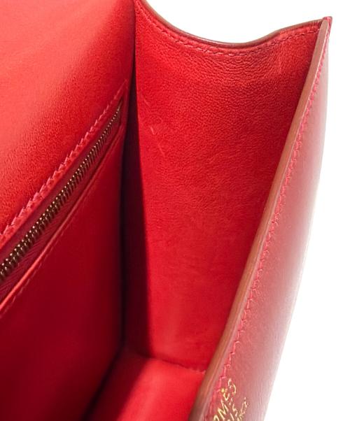 HERMES（エルメス）HERMES (エルメス) コンスタンス23/Constance23/ゴールド金具/レッド系/ボックスカーフ/□C刻印 レッド系 サイズ:23の古着・服飾アイテム