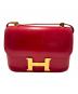 HERMES（エルメス）の古着「コンスタンス23/Constance23/ゴールド金具/レッド系/ボックスカーフ/□C刻印」｜レッド系