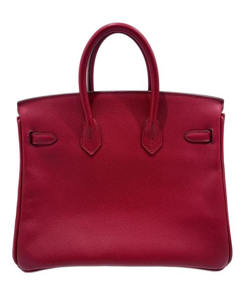 HERMES（エルメス）HERMES (エルメス) バーキン25/シルバー金具/ヴォーエプソン/ルージュカザック/◻︎L刻印 ルージュカザック サイズ:25の古着・服飾アイテム