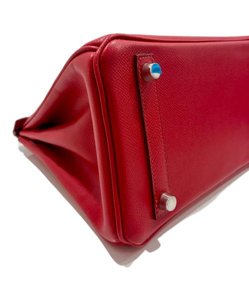 HERMES（エルメス）HERMES (エルメス) バーキン25/シルバー金具/ヴォーエプソン/ルージュカザック/◻︎L刻印 ルージュカザック サイズ:25の古着・服飾アイテム