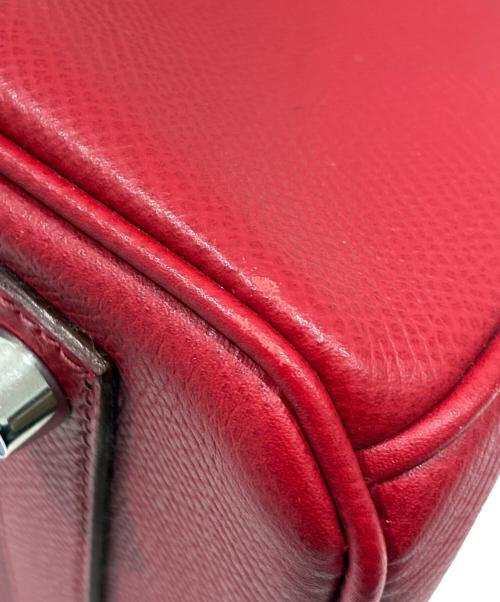 HERMES（エルメス）HERMES (エルメス) バーキン25/シルバー金具/ヴォーエプソン/ルージュカザック/◻︎L刻印 ルージュカザック サイズ:25の古着・服飾アイテム