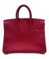 HERMES (エルメス) バーキン25/シルバー金具/ヴォーエプソン/ルージュカザック/◻︎L刻印 ルージュカザック サイズ:25：2000000円
