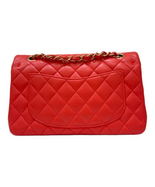 CHANEL（シャネル）CHANEL (シャネル) Wフラップチェーンショルダーバッグ レッドピンク系 サイズ:23の古着・服飾アイテム