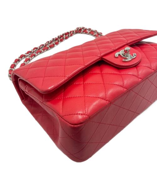 CHANEL（シャネル）CHANEL (シャネル) マトラッセ25/レッド/Wフラップチェーンショルダーバッグ レッド サイズ:25の古着・服飾アイテム