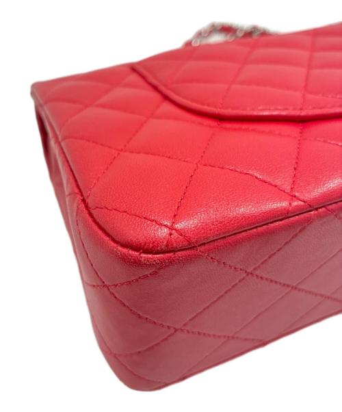 CHANEL（シャネル）CHANEL (シャネル) マトラッセ25/レッド/Wフラップチェーンショルダーバッグ レッド サイズ:25の古着・服飾アイテム