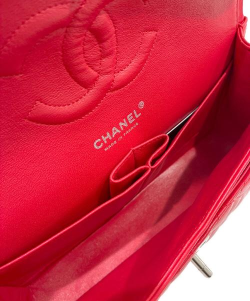 CHANEL（シャネル）CHANEL (シャネル) マトラッセ25/レッド/Wフラップチェーンショルダーバッグ レッド サイズ:25の古着・服飾アイテム