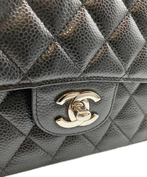 CHANEL（シャネル）CHANEL (シャネル) マトラッセ25 Wフラップチェーンショルダーバッグ ブラック サイズ:25の古着・服飾アイテム