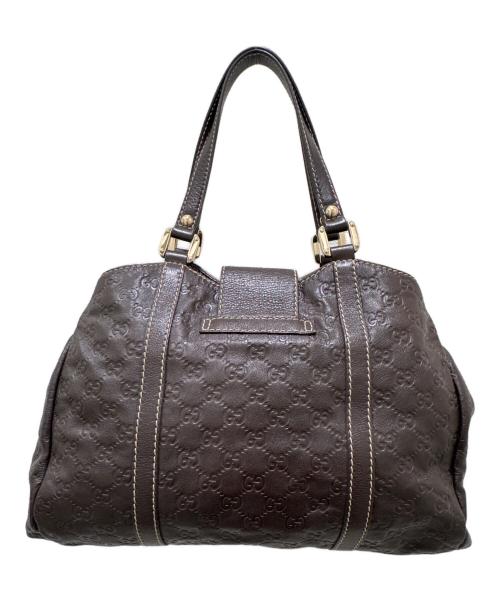 GUCCI（グッチ）GUCCI (グッチ) グッチシマ トートバッグ ブラウンの古着・服飾アイテム