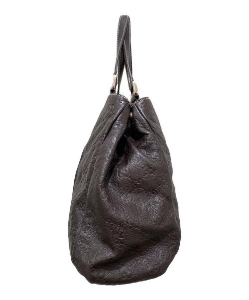 GUCCI（グッチ）GUCCI (グッチ) グッチシマ トートバッグ ブラウンの古着・服飾アイテム