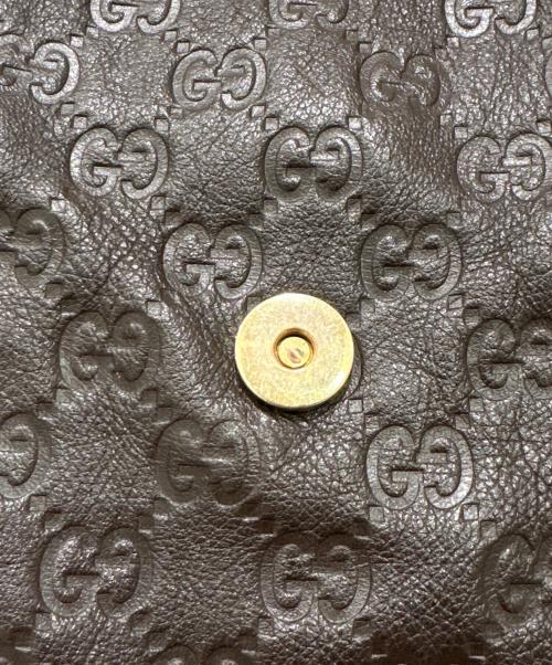 GUCCI（グッチ）GUCCI (グッチ) グッチシマ トートバッグ ブラウンの古着・服飾アイテム