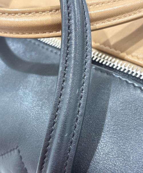 CHANEL（シャネル）CHANEL (シャネル) 2wayバイカラーボストンバッグ/カンボン ブラウン×ブラックの古着・服飾アイテム