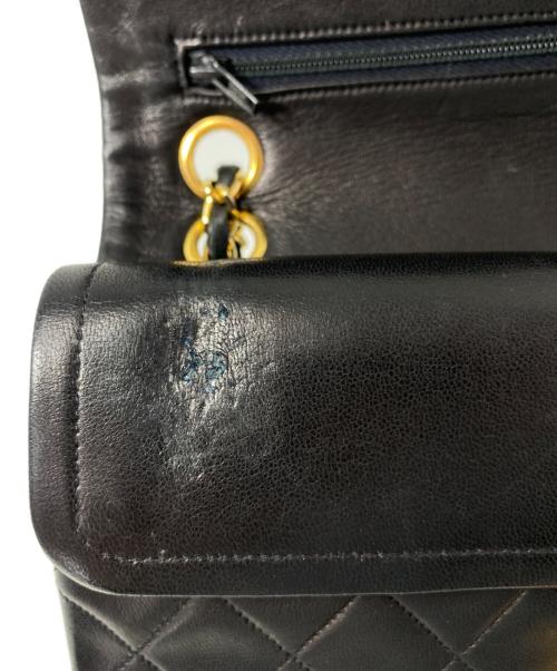 CHANEL（シャネル）CHANEL (シャネル) Wフラップチェーンショルダーバッグ ブラックの古着・服飾アイテム