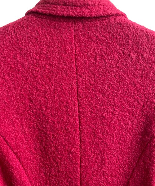 CHANEL（シャネル）CHANEL (シャネル) ココボタンツィードロングジャケット ショッキングピンク サイズ:36の古着・服飾アイテム